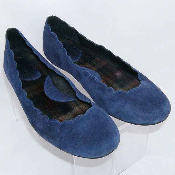 born scalloped flats